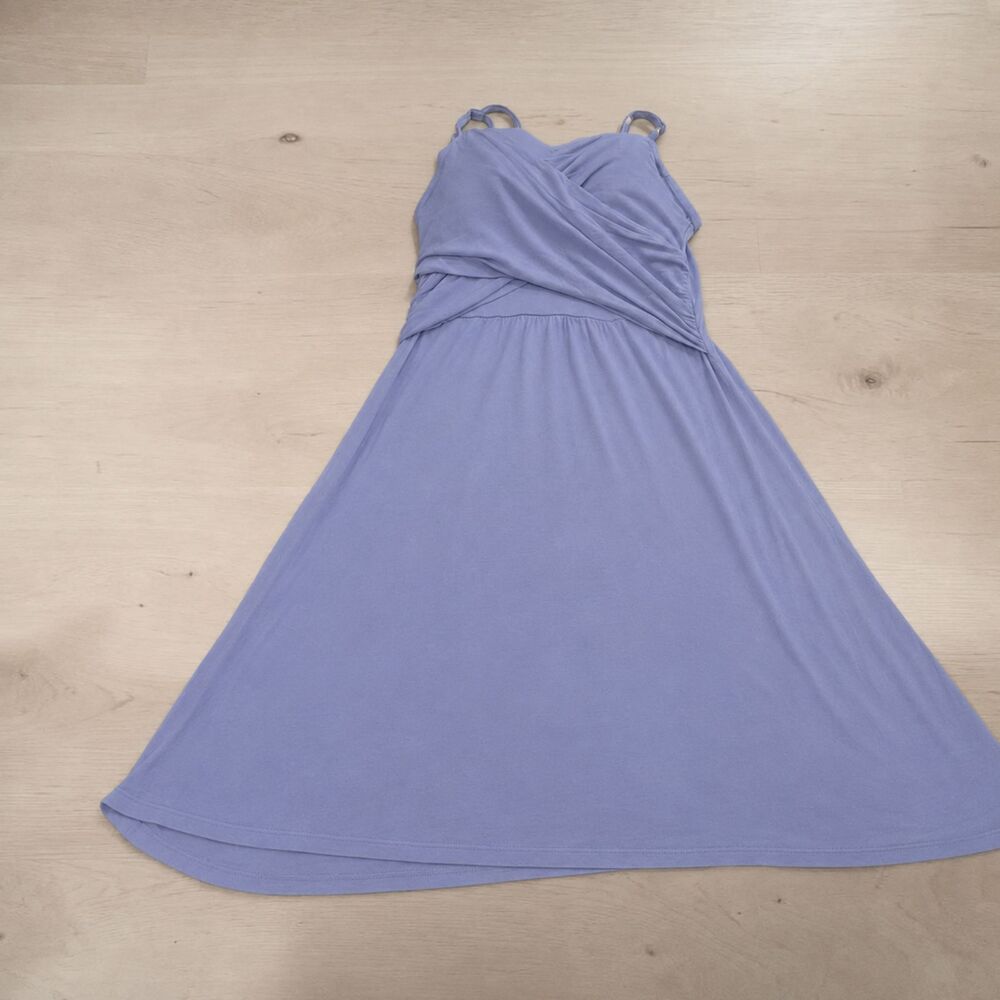 NWT Periwinkle Ethereal Goddess Maternity Nursing Maxi Dress Romantic S